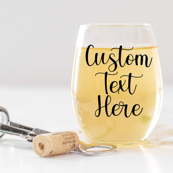 Customized Wine Glass