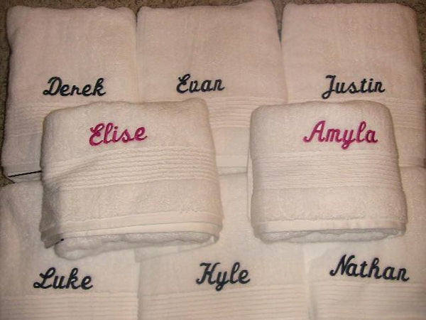 Personalized Bathroom Towel