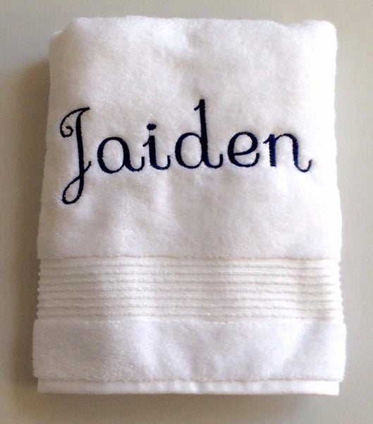 Personalized Bathroom Towel