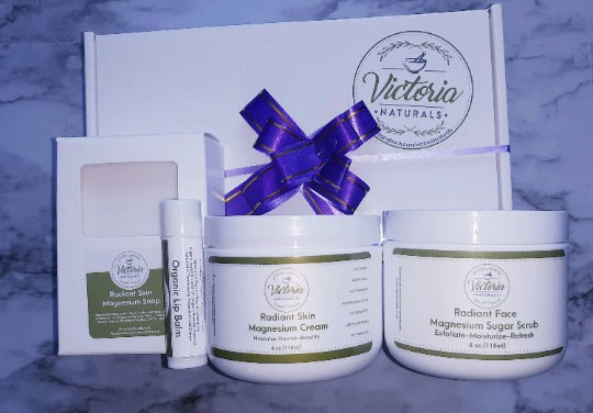 Natural Spa Gift Set | Choose Turmeric, Rose, Shea or Charcoal
