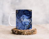 Personalized Marble Coffee Mug
