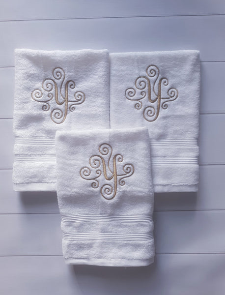 Monogram Hand Towel