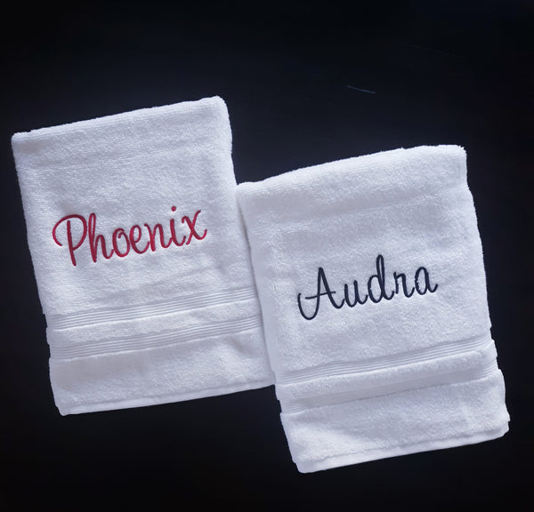 Personalized Monogrammed Bath Towel