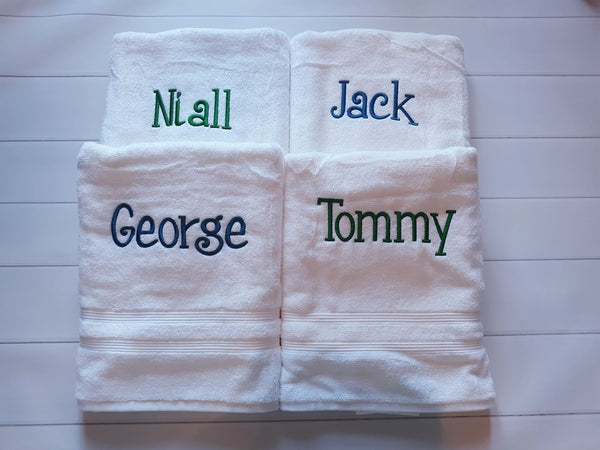 Personalized Monogrammed Bath Towel