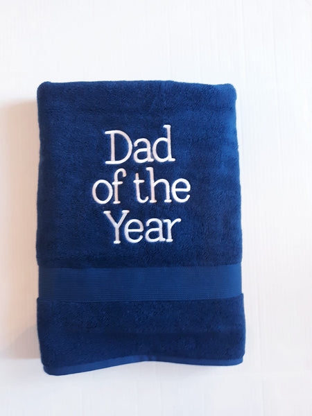 Custom Bath Sheet for Dad Customized Gift