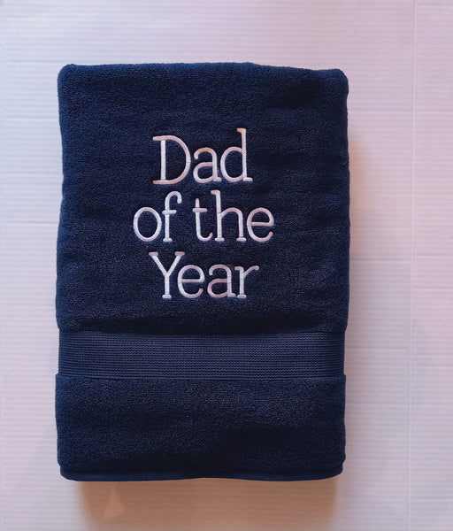 Custom Bath Sheet for Dad Customized Gift