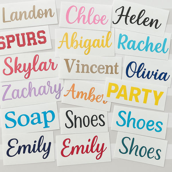 Personalized Custom Name Vinyl Decal