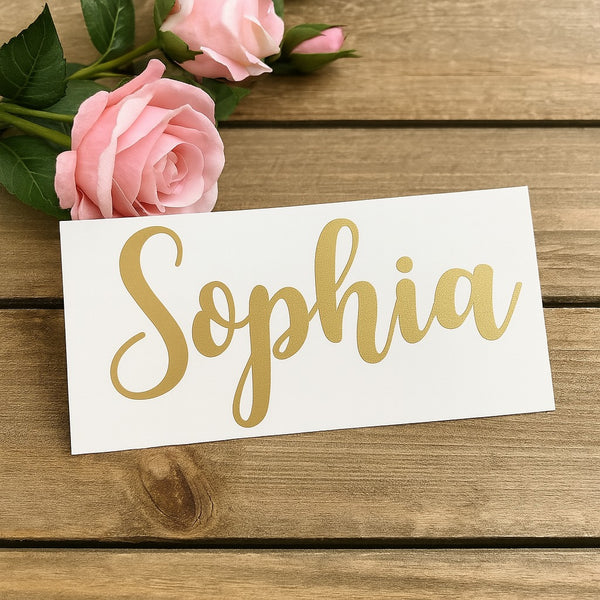 Personalized Custom Name Vinyl Decal