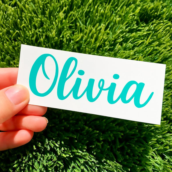Personalized Custom Name Vinyl Decal