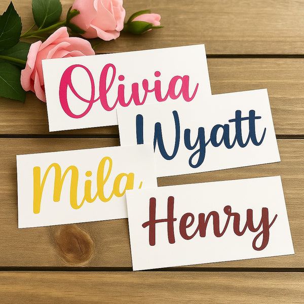 Personalized Custom Name Vinyl Decal