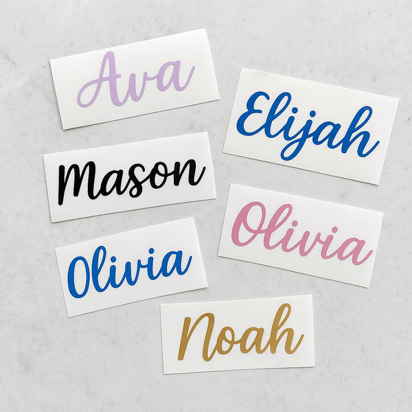 Personalized Custom Name Vinyl Decal