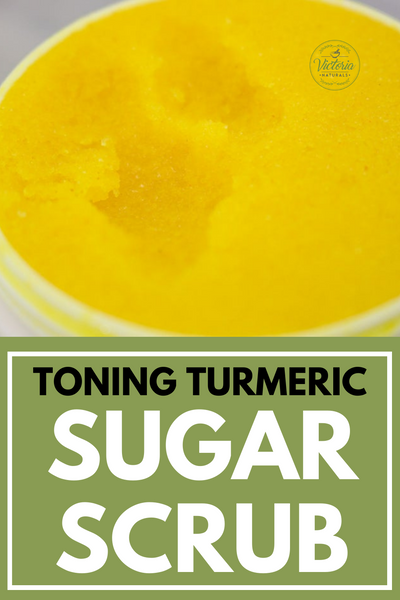 Toning Turmeric Sugar Scrub