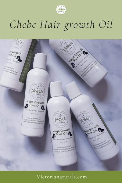 Chebe Hair growth Oil with Peppermint and Rosemary Essential Oil