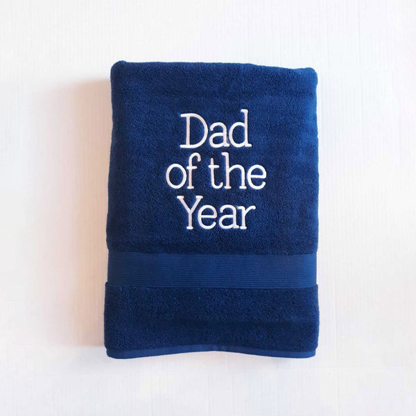 Custom Bath Sheet for Dad Customized Gift
