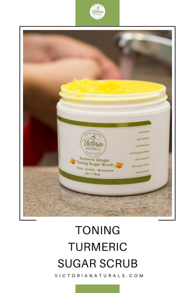 Toning Turmeric Sugar Scrub