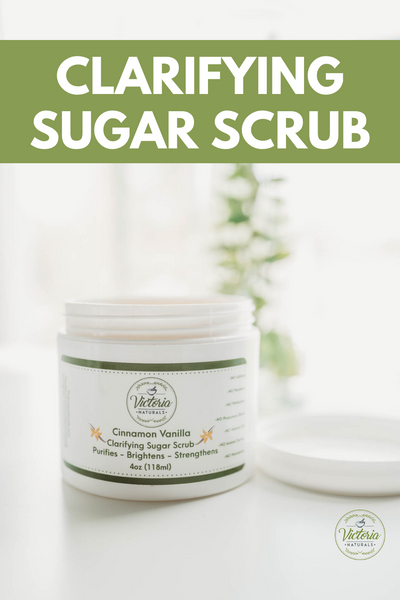 Clarifying Emulsified Sugar Scrub with Cinnamon and Vanilla