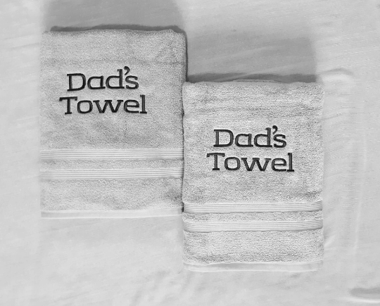 Custom Bath Sheet for Dad Customized Gift