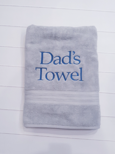 Custom Bath Sheet for Dad Customized Gift