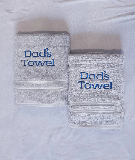 Custom Bath Sheet for Dad Customized Gift