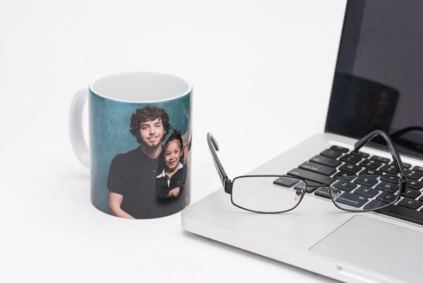 Custom Photo Mug: Wedding, Anniversary, Christmas - Personalized Gift