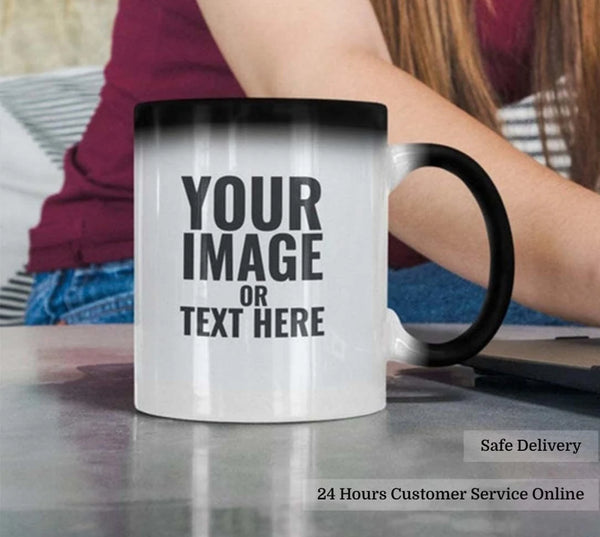 Heat Activated Color Changing Photo Mug - Personalized Surprise