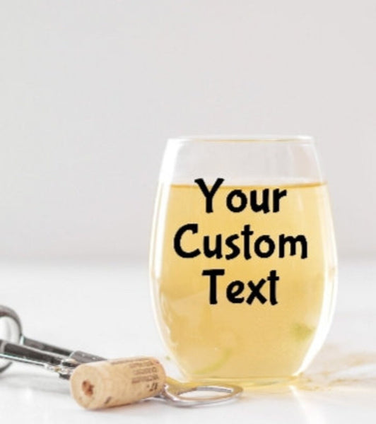 Customized Wine Glass