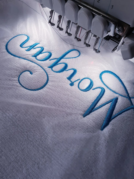 Bathroom Towel with Embroidery Name