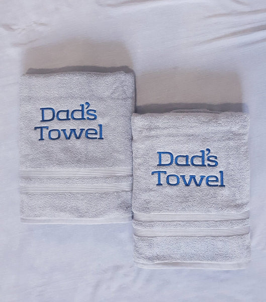 Custom Bath Sheet for Dad Customized Gift