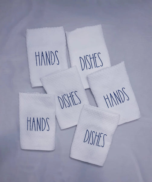 Custom Housewarming Embroidered Kitchen Linen - Realtor Closing Gift