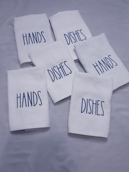 Custom Housewarming Embroidered Kitchen Linen - Realtor Closing Gift