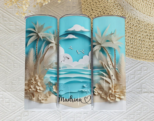 Custom Personalized Beach theme Summer trip gift