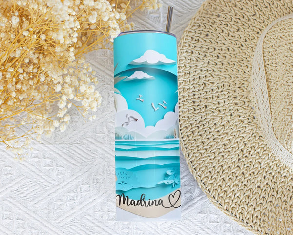 Custom Personalized Beach theme Summer trip gift