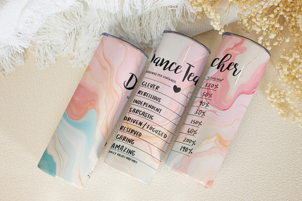 Dance Teacher Appreciation - Personalized Tumbler for Dance Recitals