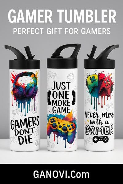 Funny Gamer Sport Water Bottle