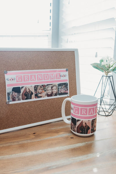 Personalized Mom Photo Collage Mug - Mom & Me Gift from Daughter