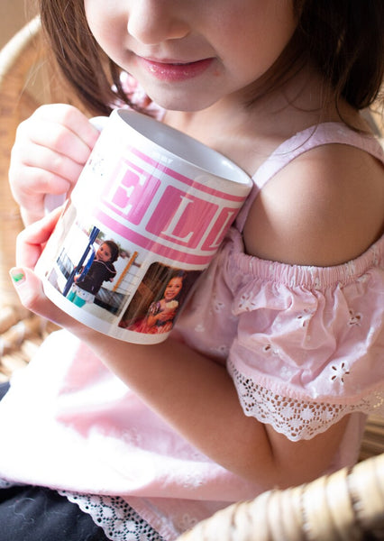 Personalized Mom Photo Collage Mug - Mom & Me Gift from Daughter