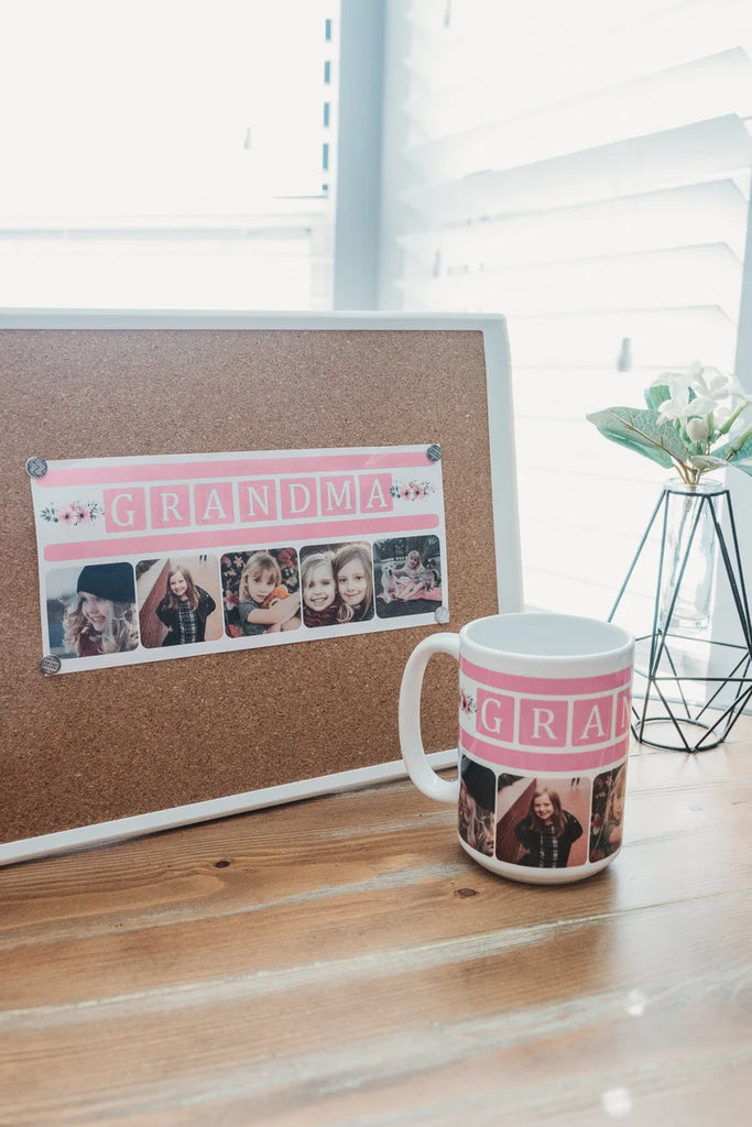 Grandma Photo Mug - Personalized Gift for Grandmother