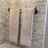 Monogrammed Custom Hand Towels - Housewarming & Wedding Gift