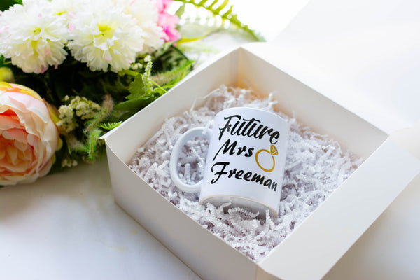 Personalized Future Mrs Engagement Coffee Mug