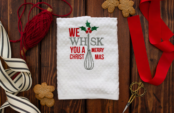 We whisk you a Merry Christmas kitchen Decor Funny Christmas Gift
