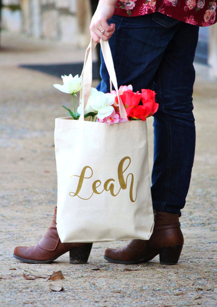 Canvas Tote Bag Personalized