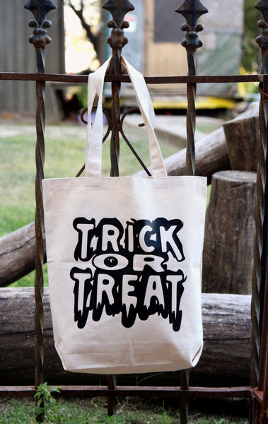 Trick or treat tote bag