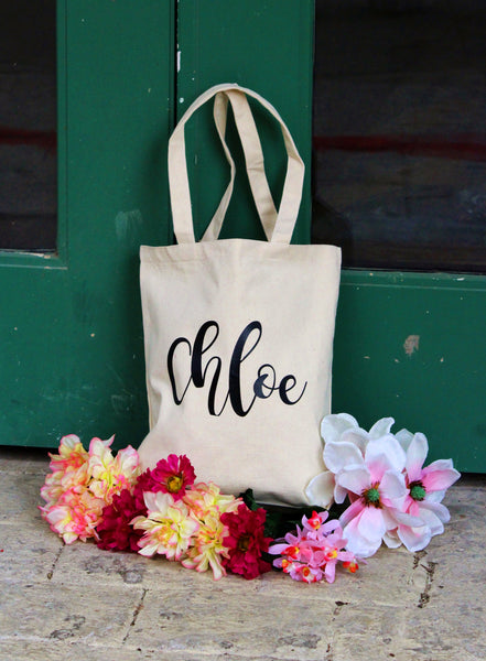 Personalized Bridesmaids tote bag