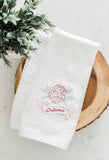 Custom State Pride Embroidered Kitchen Hand Towel Decor