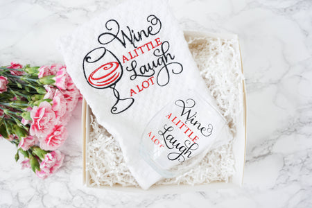 Bless the food before use, the family beside us and the love between us embroidered Kitchen towel