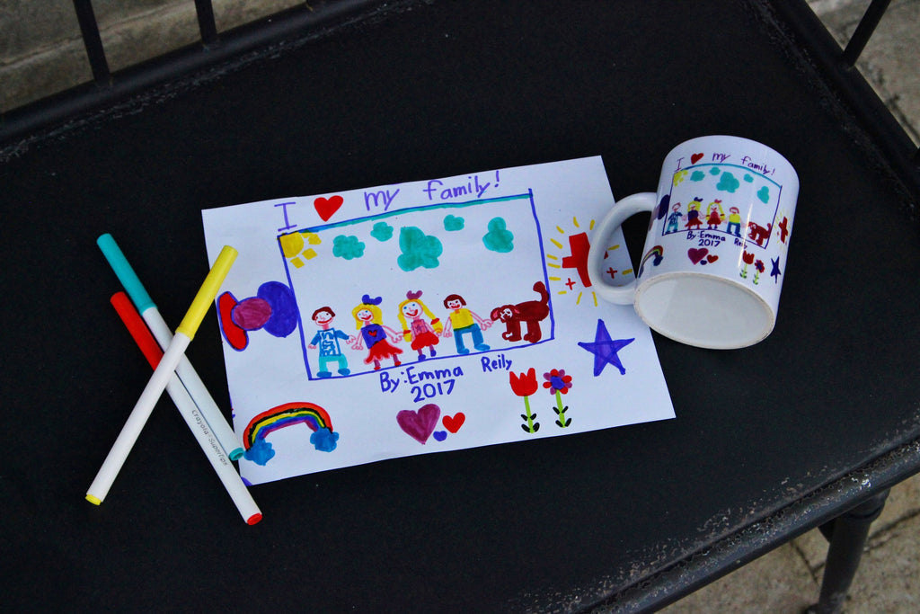 Personalized Kid's Painting Keepsake Coffee Mug