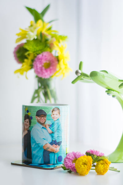 Family Portrait Mug and Coaster Set