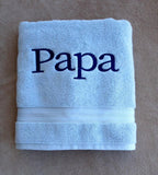 Father's Day Gift Personalized Gift Towel