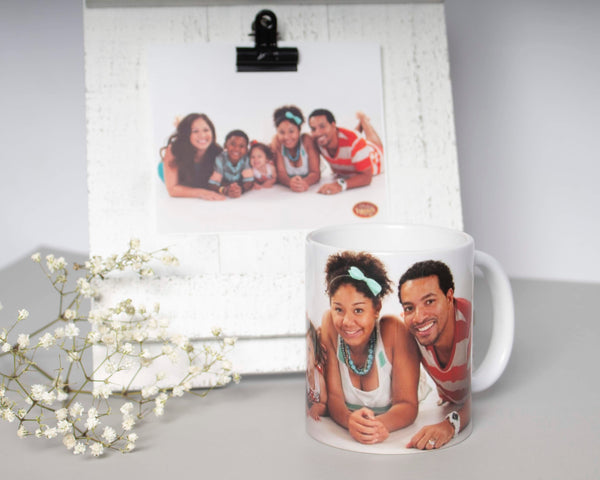 Family Photo Mug for Fathers Day