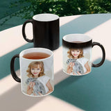 Heat Activated Color Changing Photo Mug - Personalized Surprise